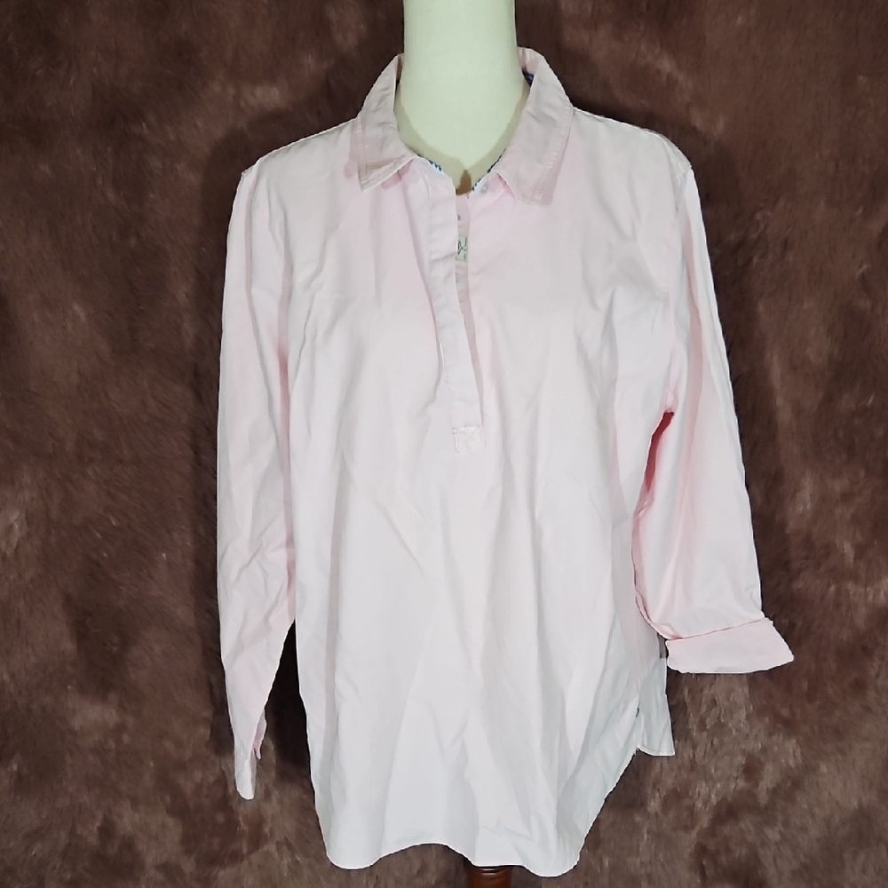 Joules Light Pink Long Sleeve Deck Shirt